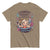 Brown t-shirt with a graphic of a woman in a bathtub and text 'Laundry Today or Naked Tomorrow' on a white background.