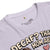 Light purple t-shirt with text and graphic design on a white background