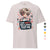 T-shirt with a graphic design of a person holding a syringe and text 'I give shots for a living. Test me.