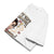 White t-shirt with graphic design and text on a white background