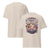 Beige t-shirt with cartoon design and text 'Laundry Today or Naked Tomorrow' on a white background