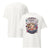 White t-shirt with cartoon character and 'Laundry Today or Naked Tomorrow' text on a white background