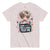 T-shirt with a graphic of a person holding a syringe and text 'I give shots for a living. Test me.