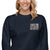 “CTRL + ALT + TEACH text embroidered on premium cotton fleece sweatshirt with keyboard-themed icons – ideal for tech-loving teachers”