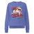 Purple sweatshirt with graphic design and text 'TEEN MOOD HANDLER CERTIFIED' on a white background