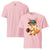 Cartoon fox with a baseball glove and blue cap reading “Míny” – printed on premium heavyweight cotton T-shirt for moms who love fun and comfort