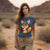 Cartoon fox with a baseball glove and blue cap reading “Míny” – printed on premium heavyweight cotton T-shirt for moms who love fun and comfort
