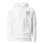 Funny embroidered nurse hoodie with pastel text saying 