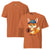 Cartoon fox with a baseball glove and blue cap reading “Míny” – printed on premium heavyweight cotton T-shirt for moms who love fun and comfort