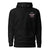 Funny embroidered nurse hoodie with pastel text saying 