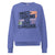 Sweatshirt design with text “Multitasking Is My Love Language” in colorful pastel blocks and checkboxes, printed on vintage-style cotton fleece.