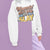 “Mommin' Ain’t Easy But I Slay” retro-style DTG printed design in peach, blue, and yellow on vintage garment-dyed fleece sweatshirt