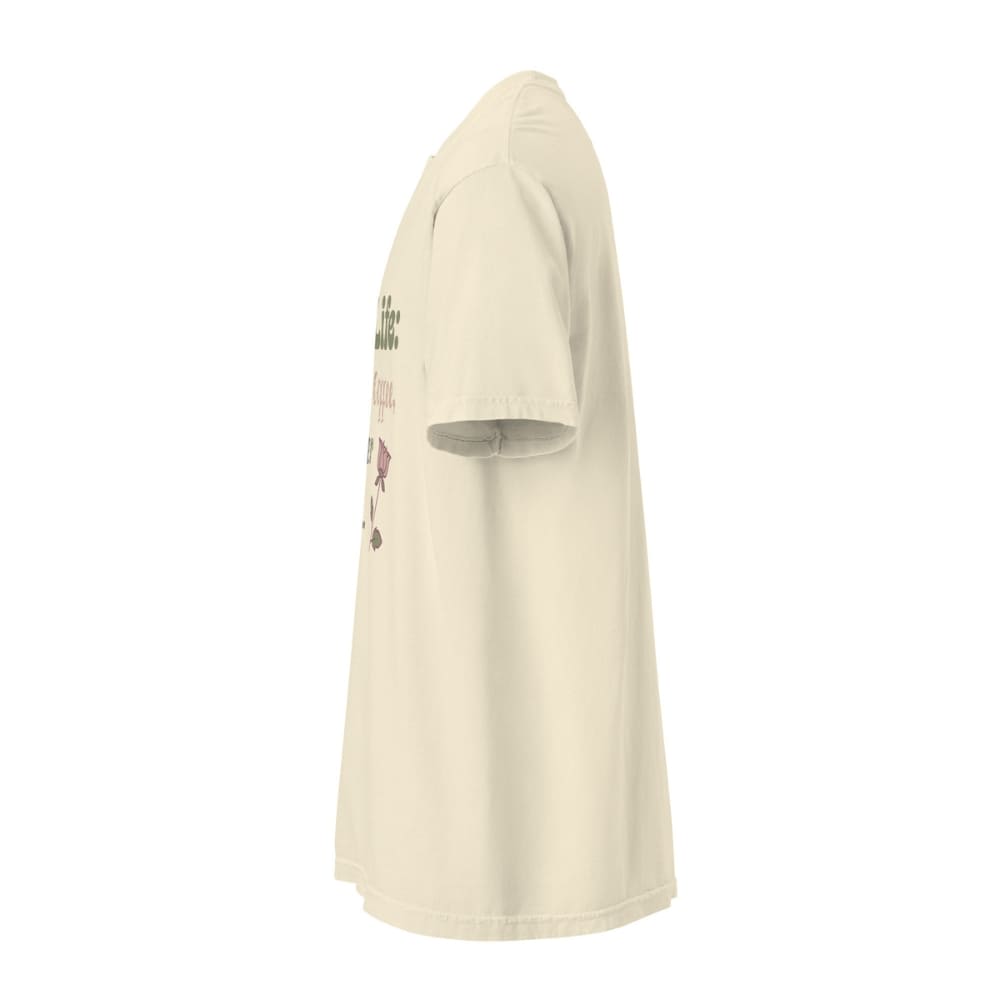 Mom Life: Strong Coffee, Stronger Mind” – Floral Typography T-Shirt for Moms | Relaxed Fit Cotton Tee