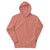 Funny embroidered nurse hoodie with pastel text saying 