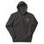 Funny embroidered nurse hoodie with pastel text saying 
