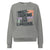 Sweatshirt design with text “Multitasking Is My Love Language” in colorful pastel blocks and checkboxes, printed on vintage-style cotton fleece.
