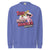 Purple sweatshirt with cartoon character and text 'Teen Mood Handler Certified' on a white background