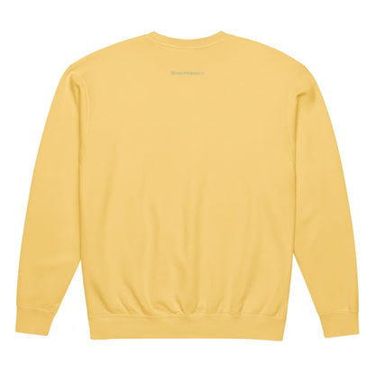 Yellow sweatshirt on a white background
