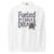 Fueled by Chalk & Dreams printed design on a vintage-style garment-dyed sweatshirt with chalkboard illustration – soft fleece ideal for teachers