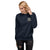 “CTRL + ALT + TEACH text embroidered on premium cotton fleece sweatshirt with keyboard-themed icons – ideal for tech-loving teachers”