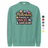 Motherhood Snacks & Sarcasm Sweatshirt – Cozy DTG Print
