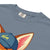 Cartoon fox with a baseball glove and blue cap reading “Míny” – printed on premium heavyweight cotton T-shirt for moms who love fun and comfort