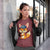 Cartoon fox with a baseball glove and blue cap reading “Míny” – printed on premium heavyweight cotton T-shirt for moms who love fun and comfort
