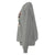 Gray sweatshirt with a graphic design on the sleeve against a white background