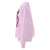 Pink sweatshirt with a graphic design on a white background