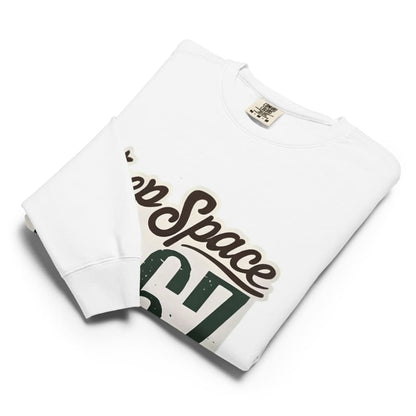 White t-shirt with 'Keep Space' text design on a white background