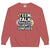 Red sweatshirt with 'Teen Talk Translator Fluently Confused' text design on a white background