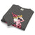 Folded gray sweatshirt with a pink panther graphic and text on a white background