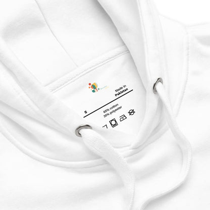 Raccoon nurse graphic wearing scrubs and sunglasses holding a clipboard under the quote “Vitals? Nailed It.” – printed on a black Cotton Heritage hoodie