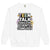 White sweatshirt with 'Teen Talk Translator Fluently Confused' text and emojis on a white background