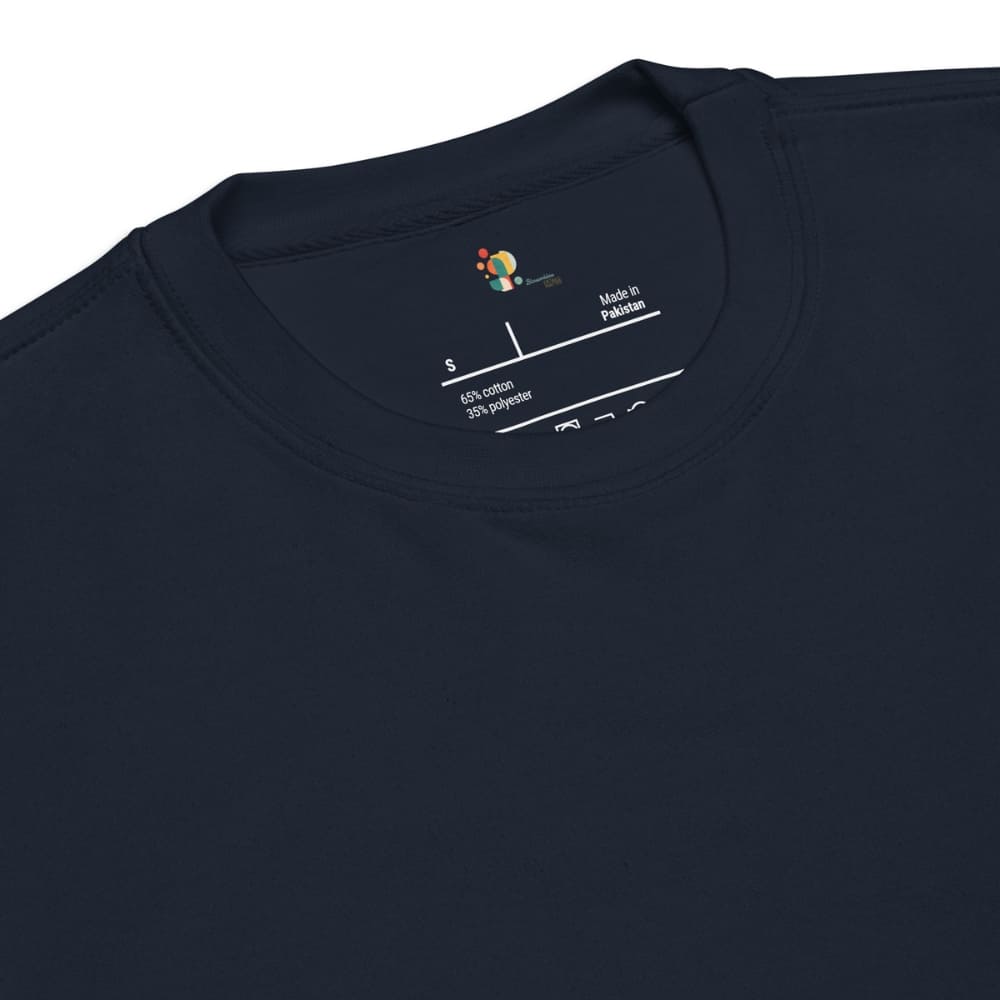 “Dark green chalkboard-themed embroidery that says ‘Talk Chalky to Me’ on a premium cotton sweatshirt – funny teacher gift idea”