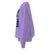 Purple sweatshirt with text and graphics on a white background