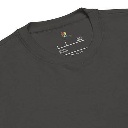 “Dark green chalkboard-themed embroidery that says ‘Talk Chalky to Me’ on a premium cotton sweatshirt – funny teacher gift idea”