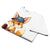 Cartoon fox with a baseball glove and blue cap reading “Míny” – printed on premium heavyweight cotton T-shirt for moms who love fun and comfort