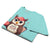 Cute cartoon owl cheerleader holding a pom-pom and clipboard, wearing a red cap with the quote “Behind Every Great Swing Is a Loud Mom” – featured on garment-dyed heavyweight cotton tee