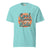 Graphic t-shirt with text “Cool Moms Raise Cool Kids” in bold vintage font – fun parenting design on soft garment-dyed cotton tee