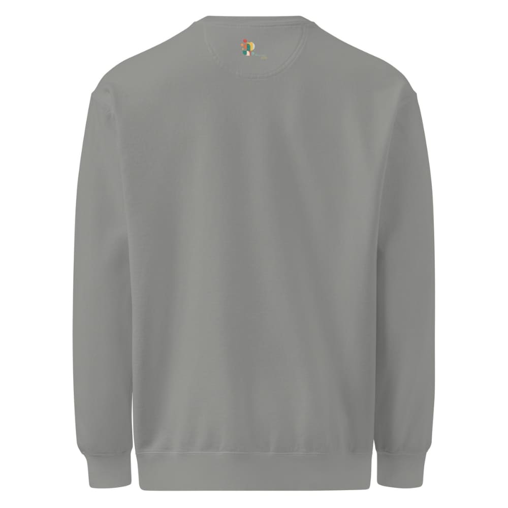 Gray sweatshirt on a white background