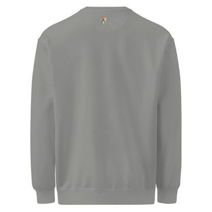 Gray sweatshirt on a white background