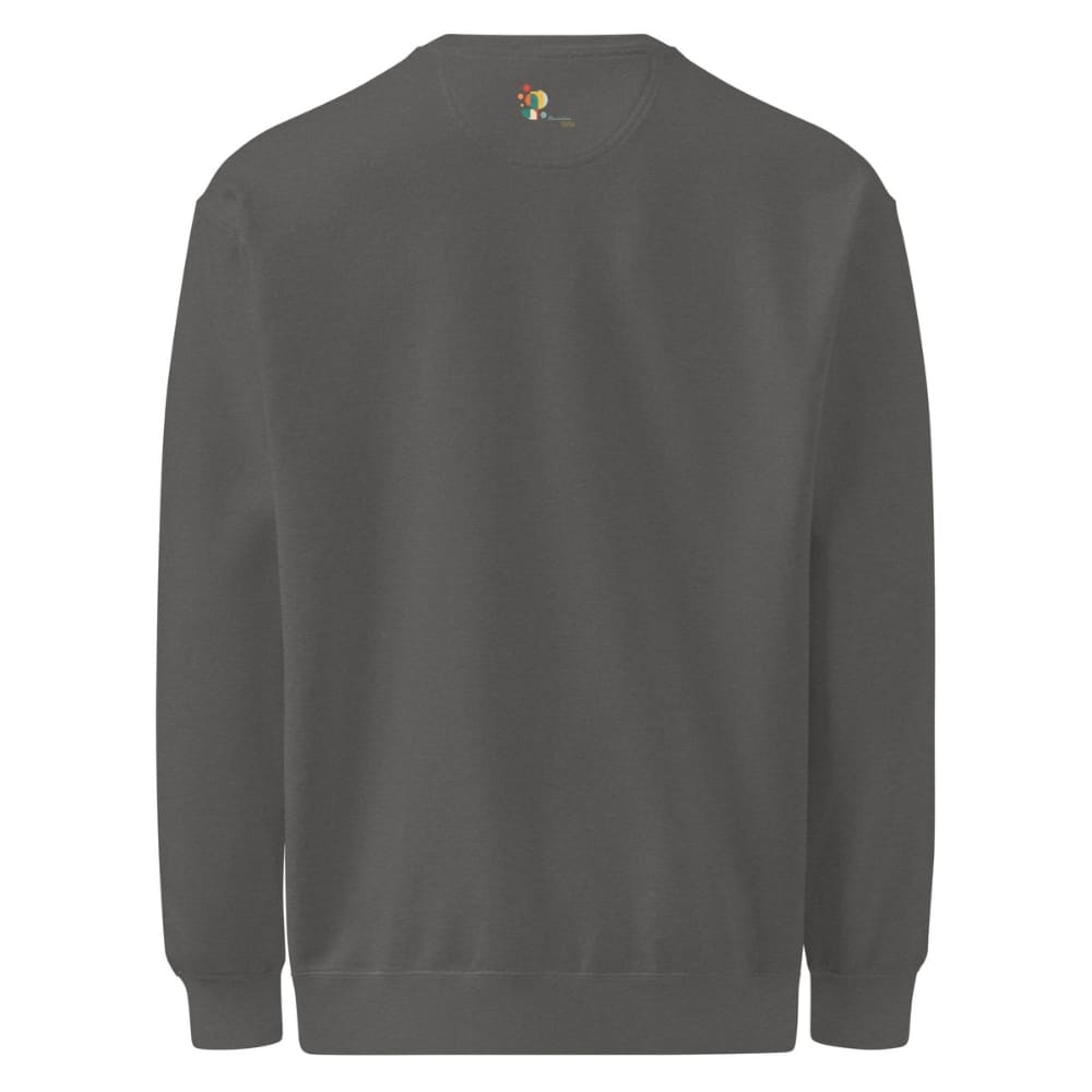 Gray sweatshirt on a white background