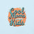 Graphic t-shirt with text “Cool Moms Raise Cool Kids” in bold vintage font – fun parenting design on soft garment-dyed cotton tee