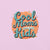 Graphic t-shirt with text “Cool Moms Raise Cool Kids” in bold vintage font – fun parenting design on soft garment-dyed cotton tee