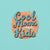 Graphic t-shirt with text “Cool Moms Raise Cool Kids” in bold vintage font – fun parenting design on soft garment-dyed cotton tee