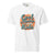 Graphic t-shirt with text “Cool Moms Raise Cool Kids” in bold vintage font – fun parenting design on soft garment-dyed cotton tee