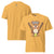 Cartoon bear holding softball bats and ball wearing a visor labeled “Softball” – printed on garment-dyed heavyweight t-shirt for sporty moms