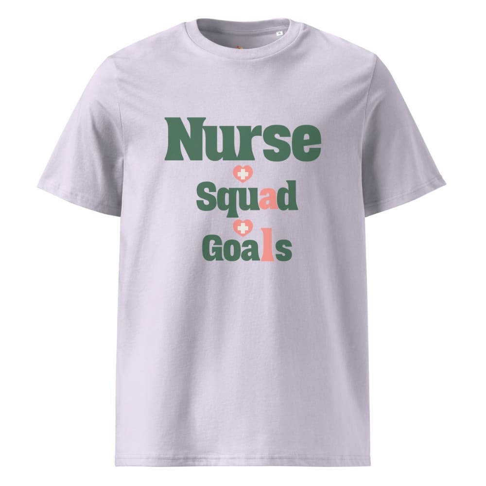 Nurse Squad Goals T-Shirt | Cute Organic Cotton Medical Team Tee | Nurse Gift
