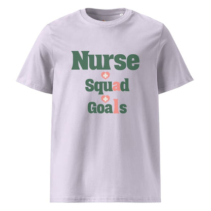 Nurse Squad Goals T-Shirt | Cute Organic Cotton Medical Team Tee | Nurse Gift